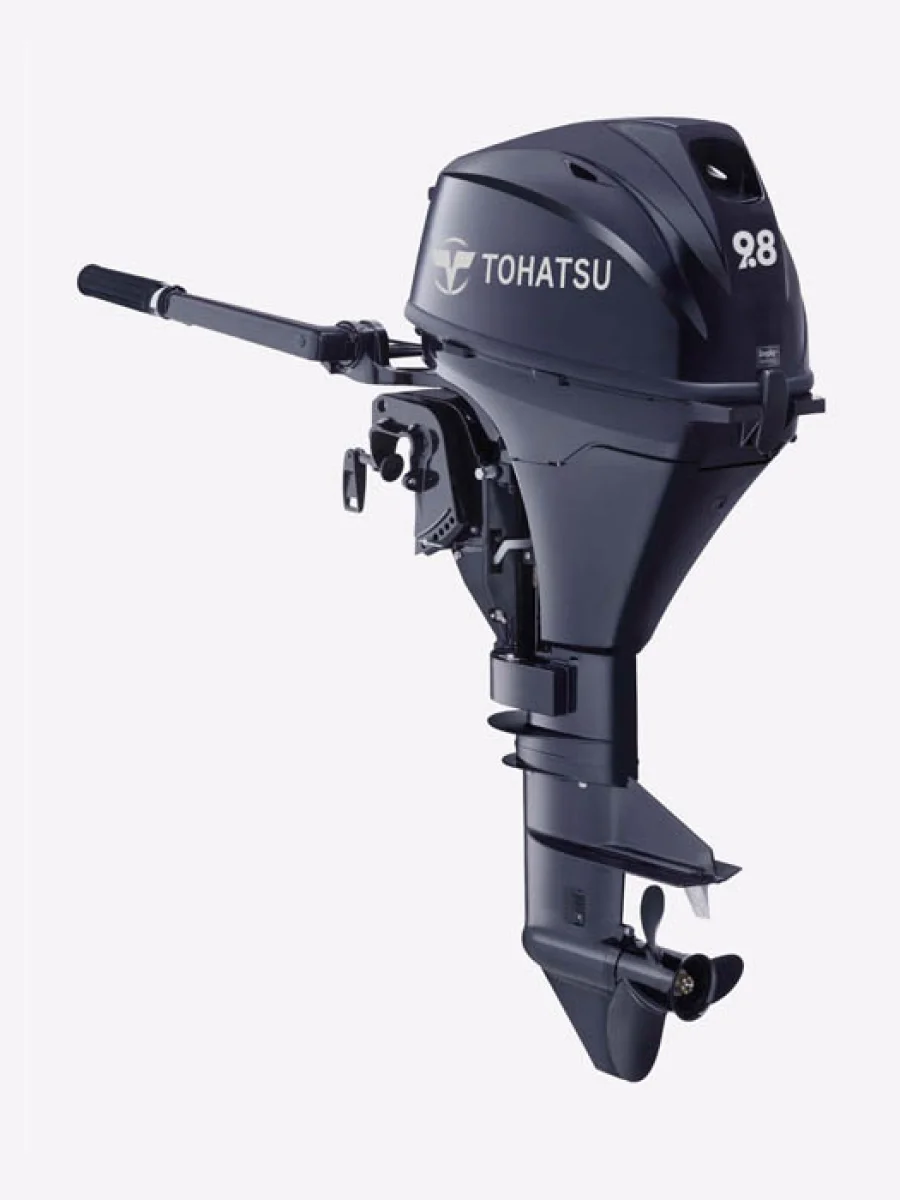 Tohatsu MFS9.8BUL karbüratörlü ve ekstra uzun şaftlı 4 Zamanlı Dıştan Takma Deniz Motoru