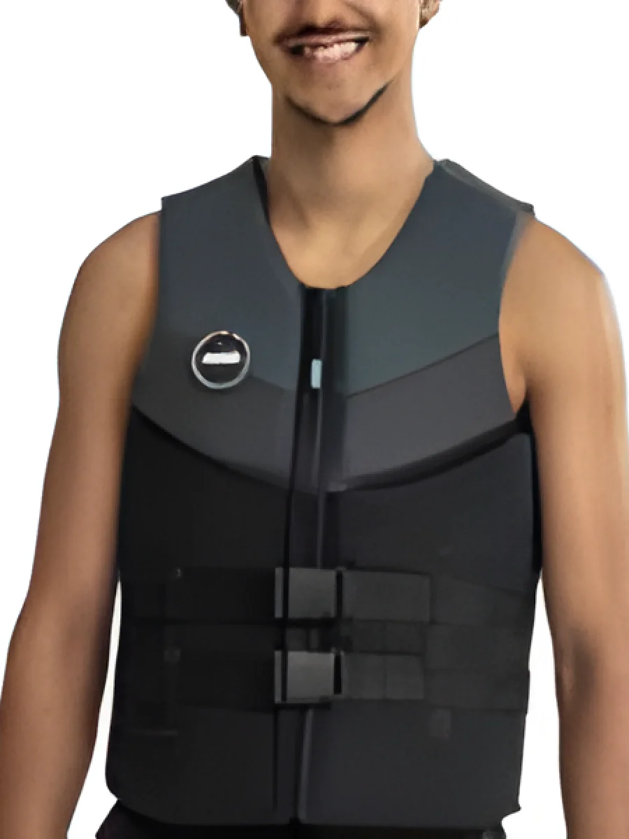 SR41180 Jobe Neopren Erkek Can Yeleği Siyah-Gri XS 70 Kg