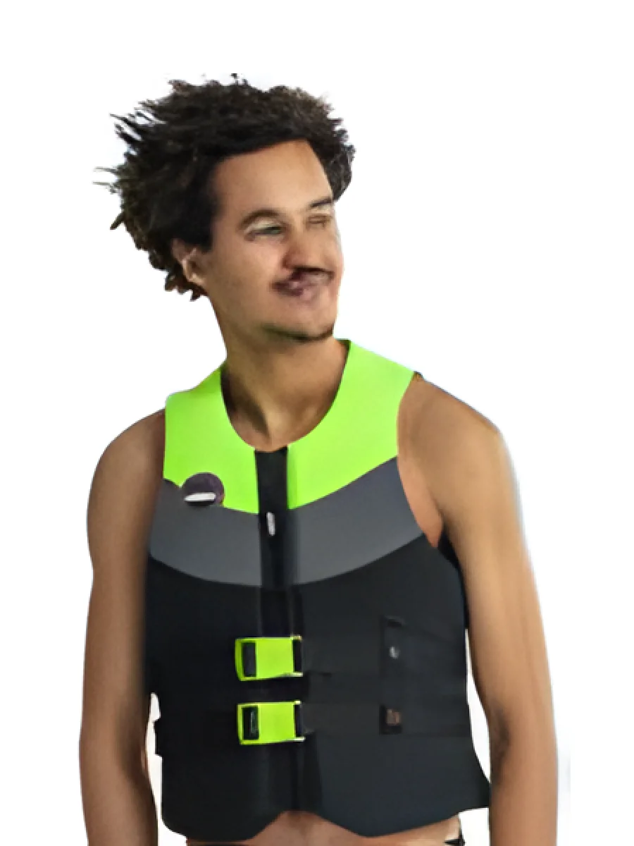 SR41174 Jobe Neopren Erkek Can Yeleği Acık Yeşil 2XL 95 Kg