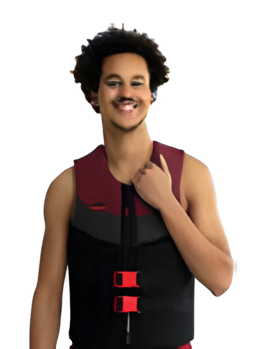 SR41190 Jobe Neopren Erkek Can Yeleği Bordo S 75 Kg